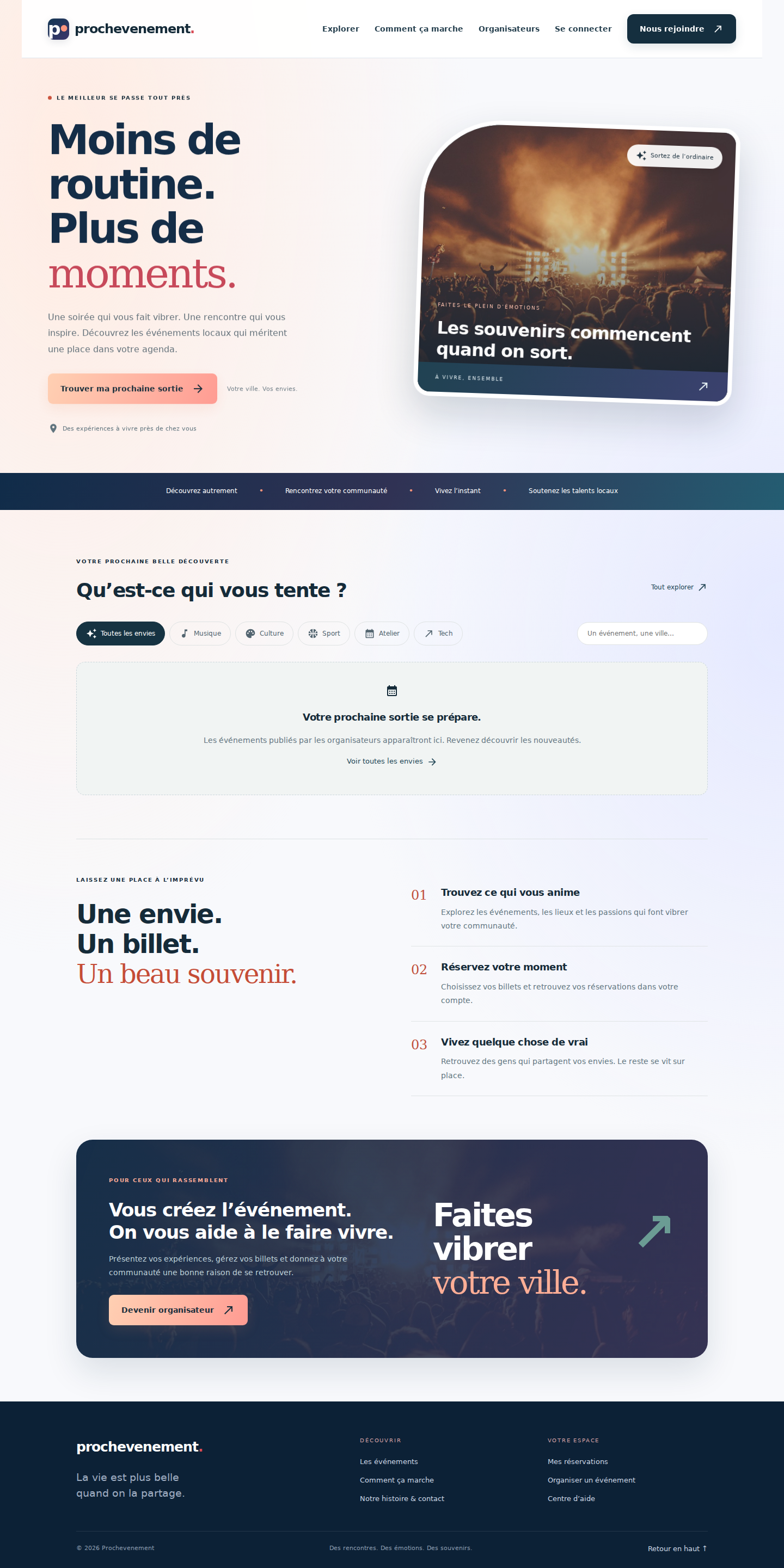 Prochevenement
